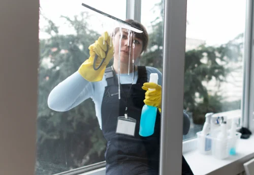 Nettoyage de vitres intérieures et extérieures à Peujard